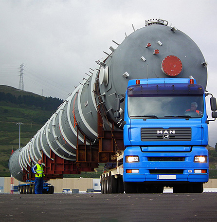 Transportation of heavy and over dimensional consignment