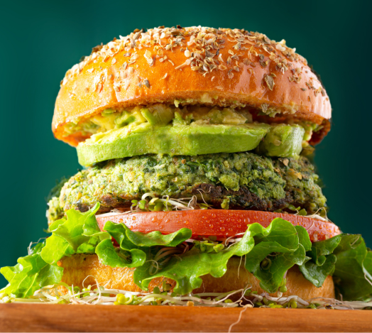  Vegetable burger patty