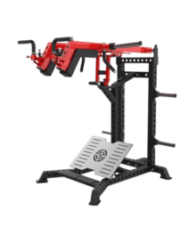 HACK SQUAT AND SHOULDER LIFT MACHINE