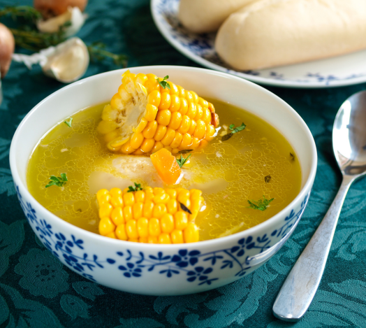 Sweet corn soup
